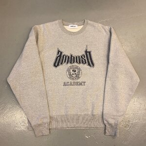 ☆AMBUSH アンブッシュ☆Academy アカデミー スウェットシャツ 裏起毛 トップス トレーナー BMBA034F23FLE001 0546 sweatshirt