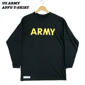 US ARMY APFU LONG SLEEVE T-Shirts MEDIUM T247 アメリカ軍 フィジカルフィットネスユニフォーム 長袖Tシャツ