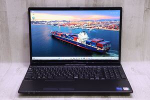 富士通 LIFEBOOK FMVA53F3B AH53/F3 【Intel Core i7-1195G7/SSD: 512GB/メモリ: 16GB/15.6型/フルHD/Blu-ray/Windows11/Webカメラ/Wi-Fi】