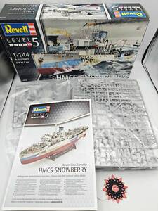 ドイツレベル 1/144 イギリス海軍 フラワー級 コルベット HMCS スノーベリー 駆逐艦