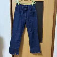 wcloset デニムパンツ　フレアデニム