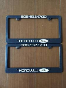 HONOLULU FORD ハワイ ホノルル フォード ナンバーフレーム ライセンスフレーム HILIFE UDOWN IN4MATION 808ALLDAY USDM HDM 2