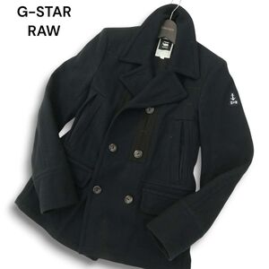 G-STAR RAW ジースター ロウ 【GRAND FLEET PEACOAT】秋冬 ウール グランド フリート Pコート Sz.S　メンズ ネイビー　A4T11989_B#N