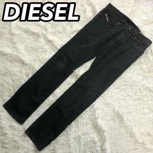 DIESEL ディーゼル SHIONER デニムパンツ ジーンズ パン ズボン ブラック 黒色 ストレッチ W30 メンズ 男性 アメカジ jogg ジョグ