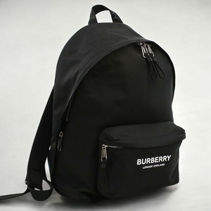 中古 バーバリー リュック ユニセックス ブランド BURBERRY バックパック 8021084 ブラック バッグ