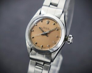 【行董】ROLEX ロレックス オイスター パーペチュアル Ref.6618 Cal.1161 1968年 自動巻き レディース ブランド腕時計 E103 XX000ABZ32