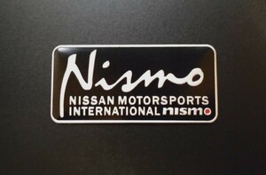 2枚 NISMO プレートエンブレム 筆記体