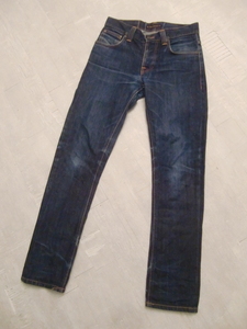 送料無料 イタリア製 ヌーディージーンズ Nudie Jeans ハチノス ヒゲ 表記29×32(実寸W78cm L79cm) デニム パンツ ジーンズ ユーロ ワーク