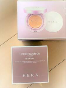 新品未使用★HERA ファンデーション　C13 UV MIST CUSHION 　SPF50+　韓国コスメ★本品＋1個