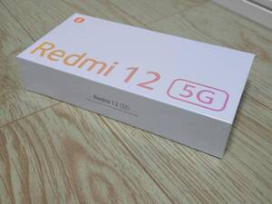 【新品未開封】SIMフリー Xiaomi Redmi 12 5G 4GB RAM/128GB スカイブルー