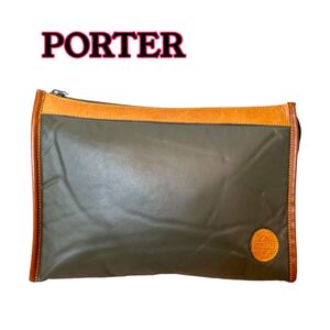 美品 入手困難 PORTER ポーター バチュークロス セカンドバッグ 希少