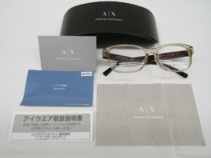 【展示品】 ARMANI EXCHANGE アルマーニエクスチェンジ メガネフレーム AX 3076F 8271 53□17 145