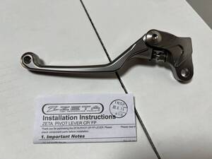 使用1時間のみ美品 HONDA MD47 CRF250L ZETA ピボットレバーCP 4フィンガークラッチレバー ZE42-4104