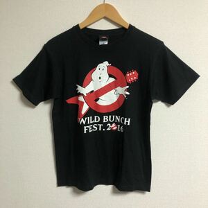 【古着】GHOST BUSTERS 半袖Tシャツ　ブラックsサイズ　映画T sサイズ