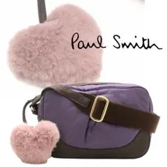 Paul Smith ポールスミス ショルダーバッグ　ファーチャーム付