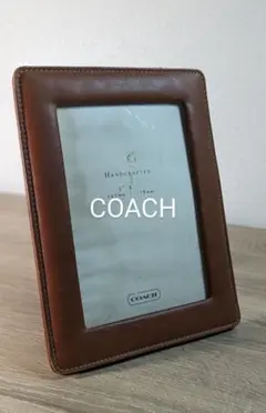 COACH レザー アンティークフォトフレーム