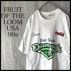 フルーツオブザルーム 半袖TシャツビッグプリントUSA製90sコカコーラ