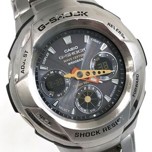 美品 CASIO カシオ G-SHOCK ジーショック TheG ウェーブセプター 腕時計 GW-1800DJ-1A9 電波ソーラー タフソーラー アナデジ 動作OK