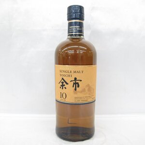 【未開栓】NIKKA ニッカ シングルモルト 余市 10年 ウイスキー 700ml 45％ 11741762 1222