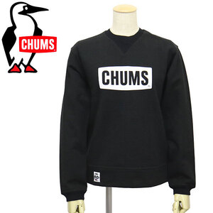 CHUMS (チャムス) CH10-1299 CHUMS Logo Crew Top レディース チャムスロゴクルートップ CMS078 K055JetBlackxWhite L