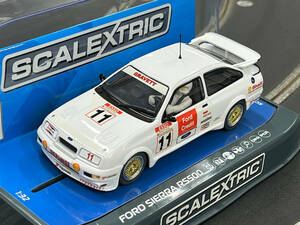 No.124 SCALEXTRIC BTCC FORD SIERRA RS500 1990, Brand Hatch No.11 Rob Gravett [新品未使用 1/32スロットカー]