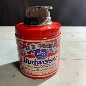 Budweiser バドワイザー ヴィンテージ 缶 ライター 喫煙具 アメリカ 雑貨 レトロ コレクション (8610)