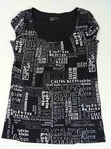Calvin Kleinカルバンクラインレディース女性用半袖Tシャツ（ブラック）XS