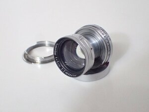 Leica ライカ MF単焦点レンズ Summitar ズミタール 50mm F2 Lマウント Ｍマウントアダプター付き ★ 6E807-2