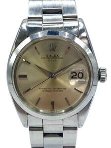 ROLEX ロレックス / OYSTER PERPETUAL DATE / Ref:1500 / 自動巻き メンズ腕時計 3針 ゴールド文字盤 デイト //178104