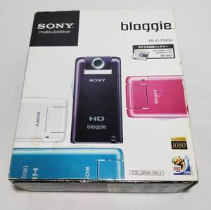 未使用品　難あり　SONY モバイルHDスナップカメラ bloggie MHS-PM5K　カラー　ブルー