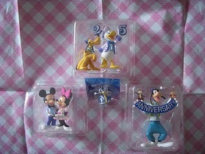 ＴＤＲ・25ｔｈアニバーサリー・非売品・フィギュア・4点セット