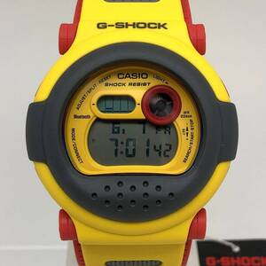 G-SHOCK ジーショック 【IT746MR2P0OO】 CASIO カシオ 腕時計 G-B001MVE-9 ジェイソン 復刻 DW-001シリーズ イエロー グレー Bluetooth