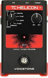 【中古】 TC HELICON ボーカル用リバーブペダル VOICETONE R1