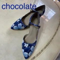 パンプス サンダル　chocolate 日本製