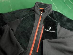 ▲Peak Performance ポーラテックサーマルプロHL/パワーストレッチ フリース BLハイロフトジャケット ブラック/チャコール S（JP-M）美品▲