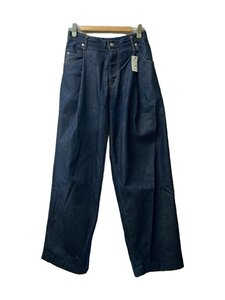 NEON SIGN◆WIDE DENIM SLACKS INDIGO RIGID/ボトム/46/コットン/IDG/N0343//