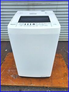 ♪美品！ Hisense 全自動洗濯機 4.5Kg HW-T45C 2019年製♪