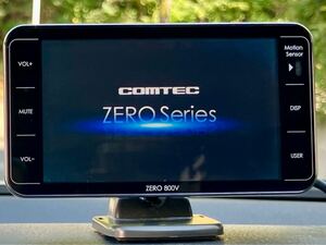 送料無料！１円スタート！ COMTEC コムテック　ＺＥＲＯ　８００Ｖ　ＯＢＤ２－Ｒ２アダプター付！　中古美品