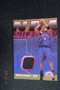 Vince Carter 2003-04 Fleer Focus NBA Shirtified Jerseys 150 #046/150