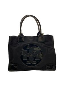 TORY BURCH◆トートバッグ/ナイロン/BLK