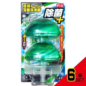 ピクス除菌プラス液体トイレ芳香洗浄剤ミント × 6点