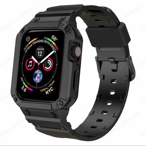 Apple Watch 42/44/45mm対応　アップルウォッチバンド 一体式ベルト【スポーツ一体式バンド】