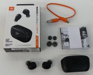 ☆美品!JBL ワイヤレスイヤホン Bluetooth WAVE BUDS 2☆