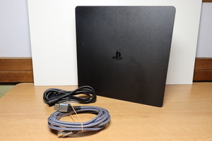 SONY PS4 CUH-2100B 1TB 動作確認済み ジェットブラック 電源コード HDMIケーブル 本体 初期化 ソニー プレステ4 PlayStation4 ゲーム機