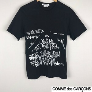 美品 コムデギャルソン 半袖Tシャツ ブラック サイズS 返品可能 送料無料