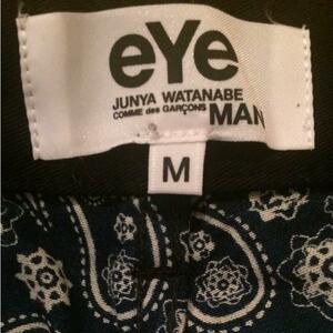 eYe JUNYA WATANABE MAN ハーフパンツ 紺 黒 M 16ss アイ ジュンヤ ワタナベ マン Comme des Garcons コム デ ギャルソン ショート