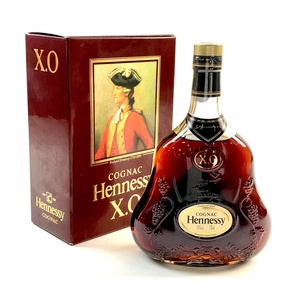 ヘネシー Hennessy XO 金キャップ クリアボトル 700ml ブランデー コニャック 【古酒】