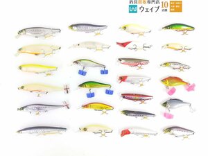 メガバス ゾンク 77 3/8oz・X-80 トリックダーター 9.8g SP・X-120SW 12g・アイマ ピース 80 東北限定色 等 ルアー 計25個