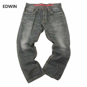 EDWIN エドウィン EG503 BLUE TRIP★ ダメージ加工 ストレッチ デニム パンツ ジーンズ Sz.34　メンズ 日本製 大きいサイズ　C4B02456_6#R