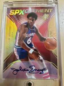 (#6/10) 10枚限定 SSP サイン 2006 -07 UD SPX SPxcitement JULIUS ERVING Auto / ジュリアス アービング Autograph (Jersey# 1/1)